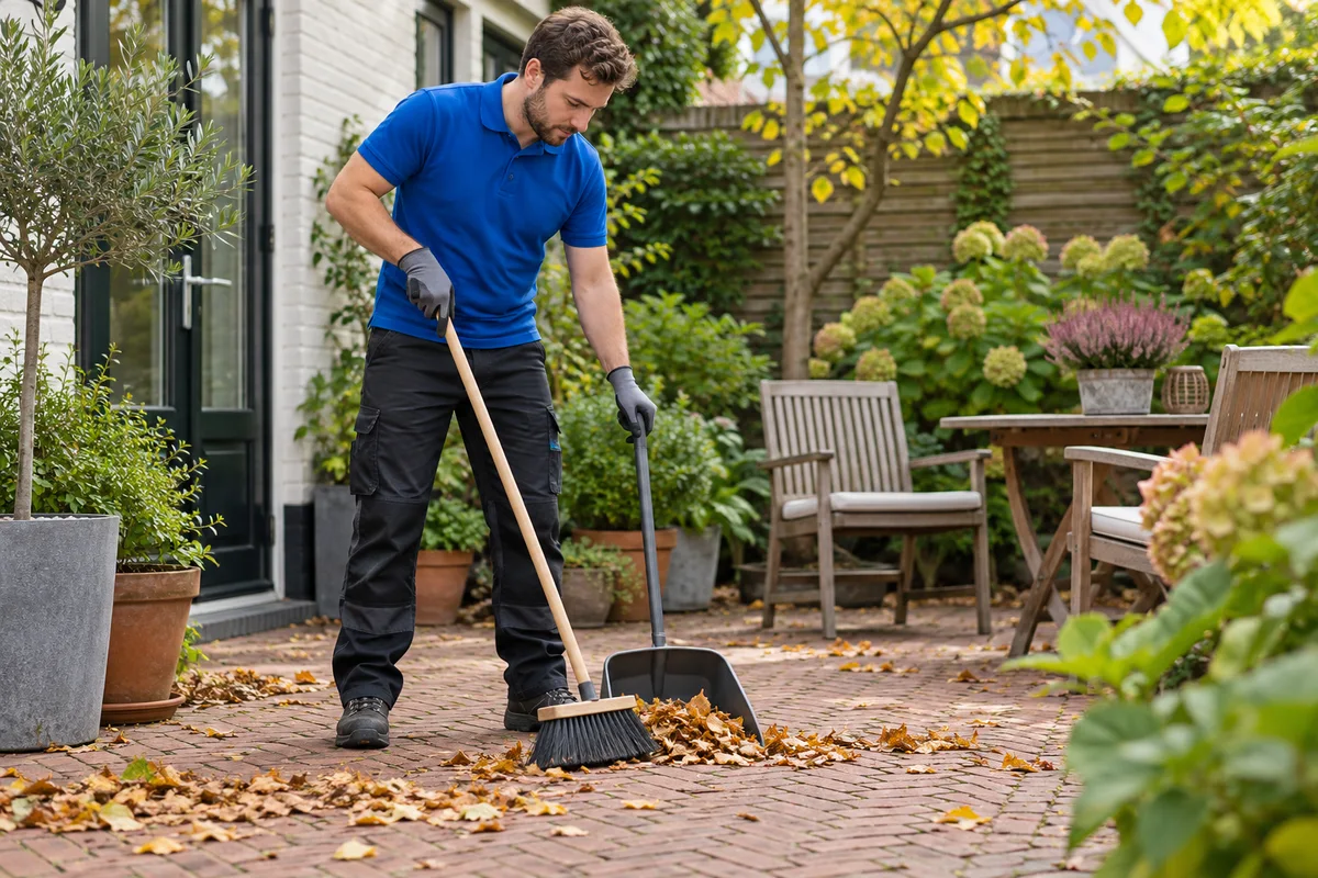 Illustratieve foto bij Tuin en buitenruimte schoonmaken.